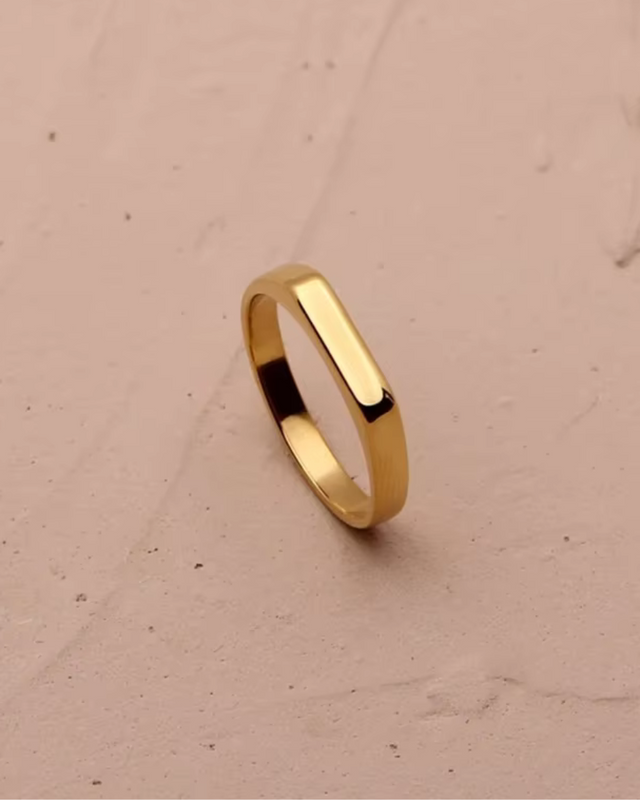 Bague Minimaliste - Bijoux en Or - Design Élégant