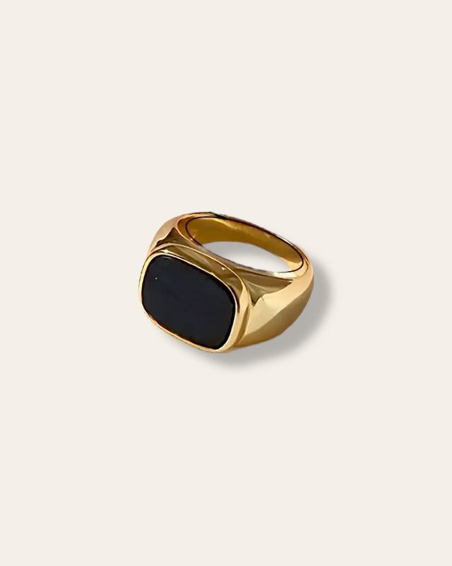 Bague Sceau - Bijoux en Or - Design Audacieux