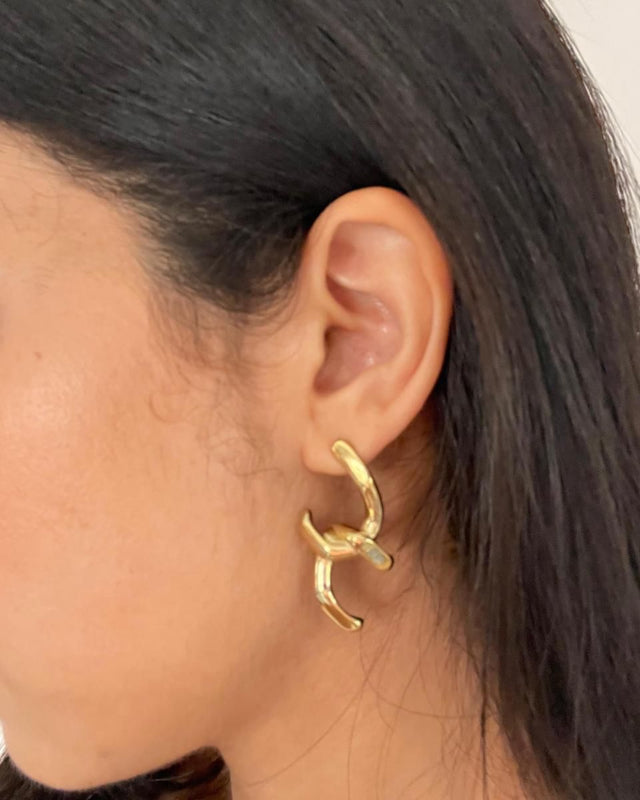 Boucles d'Oreilles Élégantes - Design Sophistiqué - Ajustable