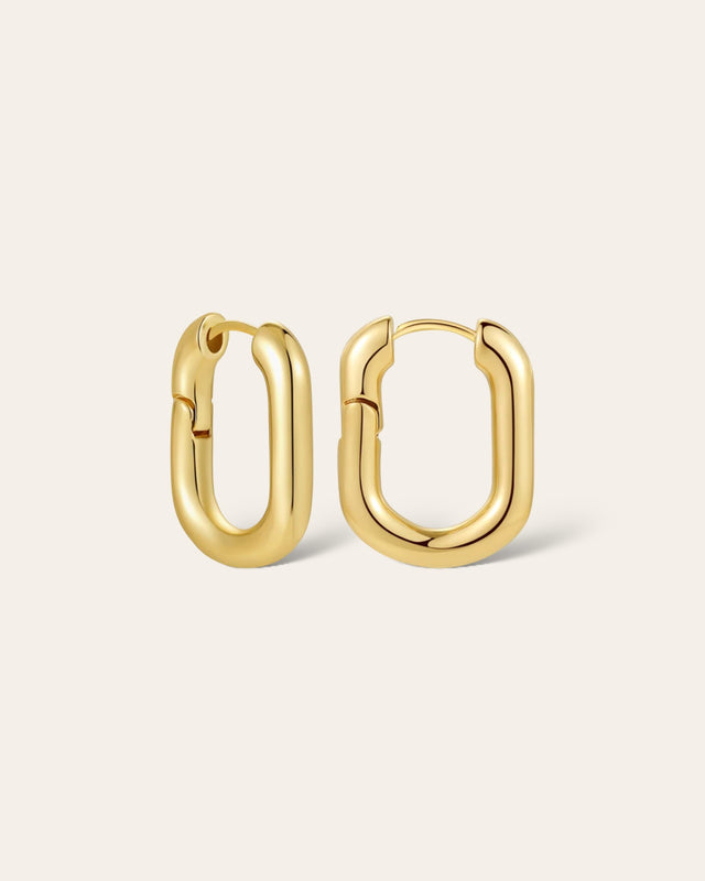 Boucles d'Oreilles Élégantes - Design Classique - Ajustable