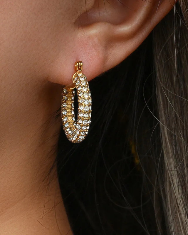 Boucles d'Oreilles Élégantes - Design Contemporain - Ajustable