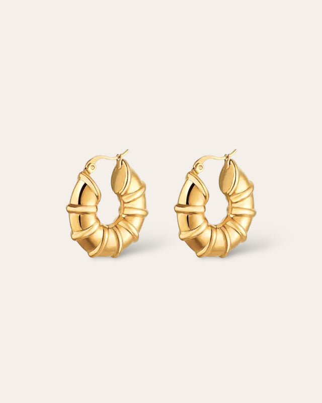 Boucles d'Oreilles Stylées - Design Tendance - Ajustable