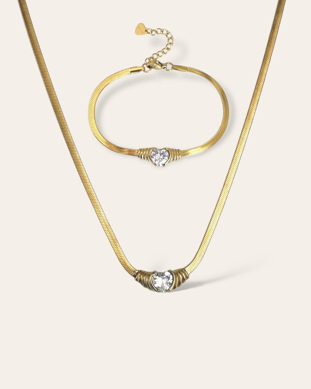 Ensemble Élégant - Design Romantique - Ajustable