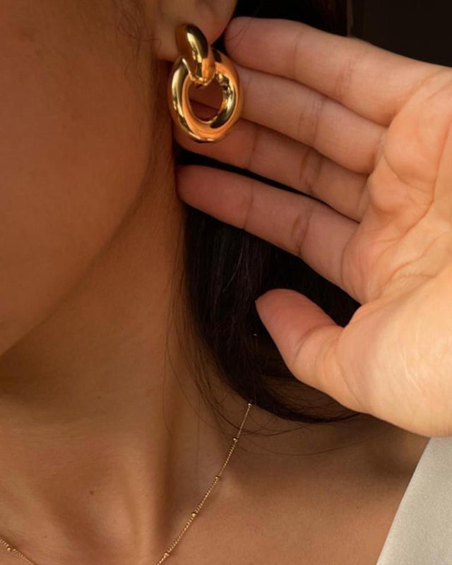 Boucles d'Oreilles Élégantes - Design Moderne - Ajustable